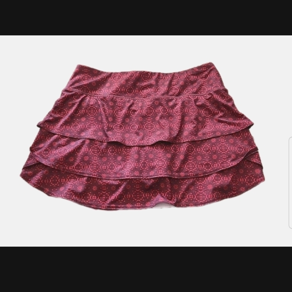Athleta Womens Purple Geometric Print Swagger Skort M - Picture 1 of 8